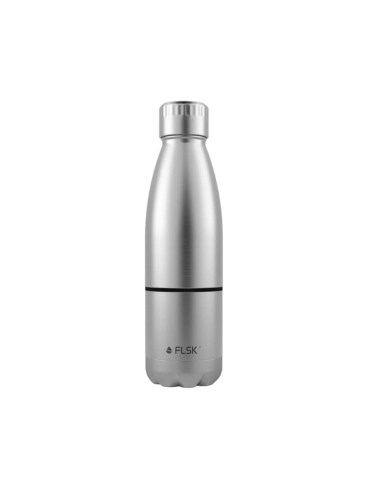 FLSK | Isolierflasche - Trinkflasche mit Becher 0,7l  Stainless | 